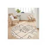 Rovigo Home Dijital Baskı Yıkanabilir Kaymaz Taban Yuvarlak Halı RVG7117 140x140cm