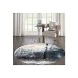 Rovigo Home Dijital Baskı Yıkanabilir Kaymaz Taban Yuvarlak Halı RVG7118 160x160cm