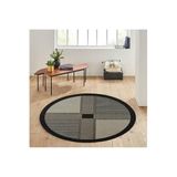 Rovigo Home Dijital Baskı Yıkanabilir Kaymaz Taban Yuvarlak Halı RVG7156 140x140cm