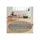 Rovigo Home Dijital Baskı Yıkanabilir Kaymaz Taban Yuvarlak Halı RVG7170 100x100cm