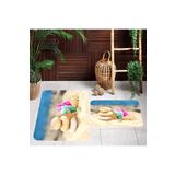 Rovigo Home Dijital Baskılı 2'li Banyo paspas Takımı RVG5008