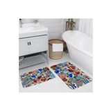 Rovigo Home Dijital Baskılı 2'li Banyo paspas Takımı RVG5027