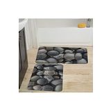 Rovigo Home Dijital Baskılı 2'li Banyo paspas Takımı RVG5028