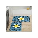 Rovigo Home Dijital Baskılı 2'li Banyo paspas Takımı RVG5029