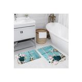 Rovigo Home Dijital Baskılı 2'li Banyo paspas Takımı RVG5031