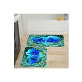 Rovigo Home Dijital Baskılı 2'li Banyo paspas Takımı RVG5037