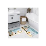 Rovigo Home Dijital Baskılı 2'li Banyo paspas Takımı RVG5040