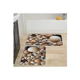 Rovigo Home Dijital Baskılı 2'li Banyo paspas Takımı RVG5041