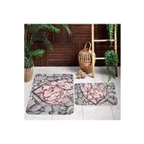 Rovigo Home Dijital Baskılı 2'li Banyo paspas Takımı RVG5046