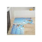 Rovigo Home Dijital Baskılı 2'li Banyo paspas Takımı RVG5048