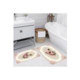 Rovigo Home Dijital Baskılı 2'li Banyo paspas Takımı RVG5051