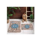 Rovigo Home Dijital Baskılı 2'li Banyo paspas Takımı RVG5058