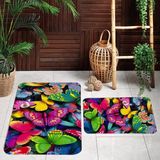 Rovigo Home Dijital Baskılı 2'li Banyo Paspas Takımı RVG5078 - Pembe - 60x50