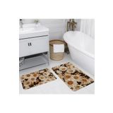 Rovigo Home Dijital Baskılı 2'li Banyo paspas Takımı RVG5079