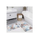 Rovigo Home Dijital Baskılı 2'li Banyo paspas Takımı RVG5088