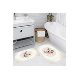 Rovigo Home Dijital Baskılı 2'li Banyo paspas Takımı RVG5112