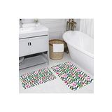 Rovigo Home Dijital Baskılı 2'li Banyo paspas Takımı RVG5113