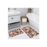 Rovigo Home Dijital Baskılı 2'li Banyo paspas Takımı RVG5122
