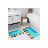 Rovigo Home Dijital Baskılı 2'li Banyo paspas Takımı RVG5132