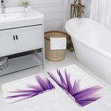 Rovigo Home Dijital Baskılı 2'li Banyo Paspas Takımı RVG5133 - Mor - 60x50