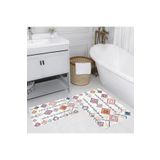 Rovigo Home Dijital Baskılı 2'li Banyo Paspas Takımı RVG5139