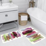 Rovigo Home Dijital Baskılı 2'li Banyo Paspas Takımı RVG5161 - Bej