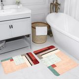 Rovigo Home Dijital Baskılı 2'li Banyo Paspas Takımı RVG5170 - Pembe