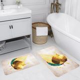 Rovigo Home Dijital Baskılı 2'li Banyo Paspas Takımı RVG5174 - Sarı