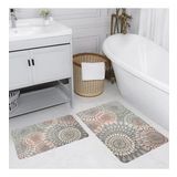 Rovigo Home Dijital Baskılı 2'li Banyo Paspas Takımı RVG5201