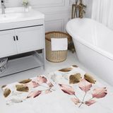 Rovigo Home Dijital Baskılı 2'li Banyo Paspas Takımı RVG5212 - Pembe
