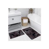 Rovigo Home Dijital Baskılı 2'li Banyo Paspas Takımı RVG5221