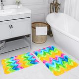 Rovigo Home Dijital Baskılı 2'li Banyo Paspas Takımı RVG5222 - Sarı