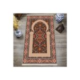 Rovigo Home Dijital Baskılı, Yıkanabilir, Yumuşak Dokulu Çocuk Ve Yetişkin Seccade S-Dot-S-041
