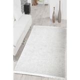 Rovigo Home Premium Şönil Dokuma Halı Salon - Mutfak - Yatak Odası Halı Ve Yolluk-Beyaz