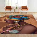 Rovigo Home RVG1621 Dijital Baskı Kaymaz Taban 100x200 cm Salon Halı