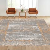 Rovigo Home RVG1641-HT444 Dijital Baskı Kaymaz Taban 160x230 cm Salon Halı