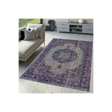 Rovigo Home RVG1642-HT753 Dijital Baskı Kaymaz Taban 100x200 cm Salon Halı