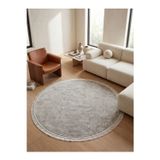 Rovigo Home Şönil Premium Dokuma Yuvarlak Halı-Taş 160X160 Cm