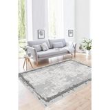 Rovigo Yıkanabilir, Baskılı, Kaymaz Taban Salon, Mutfak, Yatak Odası Halı ve Yolluk RVGHM0010, Gri, 80 x 200
