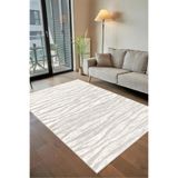 Rovigo Yıkanabilir, Baskılı, Kaymaz Taban Salon, Mutfak, Yatak Odası Halı ve Yolluk RVGHM0013, Bej, 100 x 150