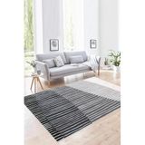 Rovigo Yıkanabilir, Baskılı, Kaymaz Taban Salon, Mutfak, Yatak Odası Halı ve Yolluk RVGHM0015, Siyah, 50 x 80