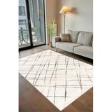Rovigo Yıkanabilir, Baskılı, Kaymaz Taban Salon, Mutfak, Yatak Odası Halı ve Yolluk RVGHM0018, Bej, 80 x 300
