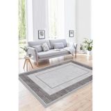 Rovigo Yıkanabilir, Baskılı, Kaymaz Taban Salon, Mutfak, Yatak Odası Halı ve Yolluk RVGHM002, Gri, 120 x 180