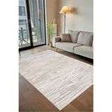 Rovigo Yıkanabilir, Baskılı, Kaymaz Taban Salon, Mutfak, Yatak Odası Halı ve Yolluk RVGHM0021, Bej, 80 x 200