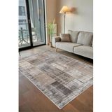 Rovigo Yıkanabilir, Baskılı, Kaymaz Taban Salon, Mutfak, Yatak Odası Halı ve Yolluk RVGHM0022, Bej, 80 x 150