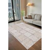Rovigo Yıkanabilir, Baskılı, Kaymaz Taban Salon, Mutfak, Yatak Odası Halı ve Yolluk RVGHM0033, Bej, 180 x 300