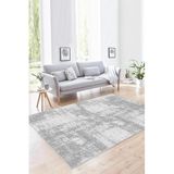 Rovigo Yıkanabilir, Baskılı, Kaymaz Taban Salon, Mutfak, Yatak Odası Halı ve Yolluk RVGHM009, Gri, 80 x 300