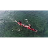 Row On Air Dude 18 Sisme Bord Rowmotion® Klasik Yonlu +Rowvista® Ileri Yonlu F Duz Kizak-Payanda Kurek Tandem Iki Cifte Yuz Yuze Kombo Set.