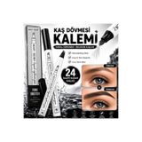 ROWENAROSE Fine Sketch Kalıcı Kaş Kalemi - Kalıcı Makyaj - Suya Dayanıklı Koyu Kahve