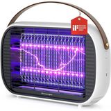 Rowenger MA15C Uv-Led Işıklı 5200MAH Şarjlı + Elektrikli Sivrisinek Öldürücü Lamba Sinek Öldürücü Cız - Beyaz